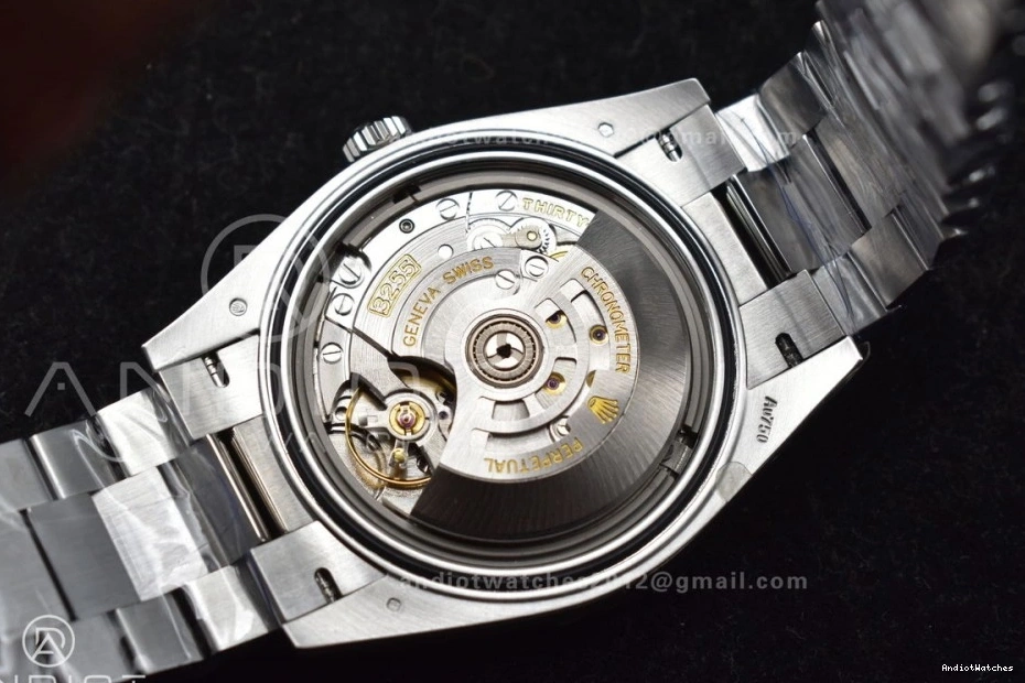 1:1 President Refined VR3255 Edition THBF (Gain 228239 Date Green Weight) Day Roman SS Dial Bracelet on Best 40 662 0323